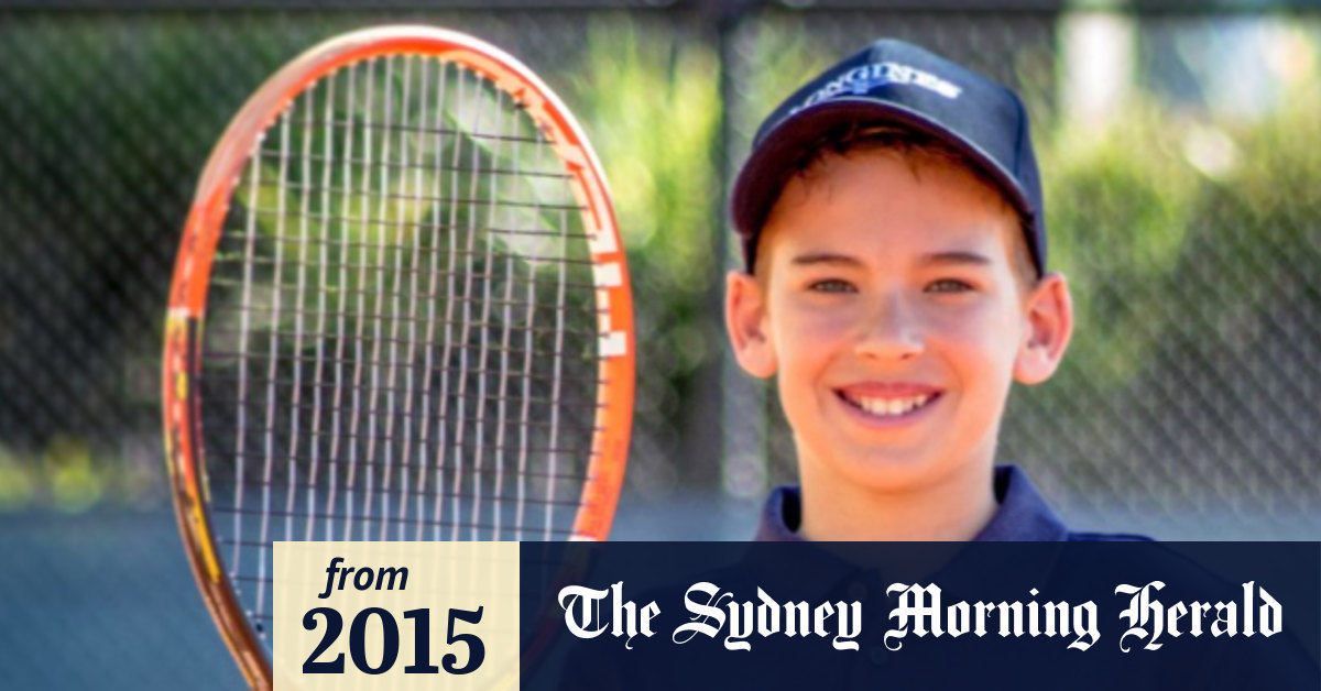 Casey Hoole tennis ace of the future